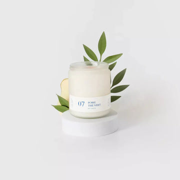 Bougie crépitante | Poire + Thé Vert