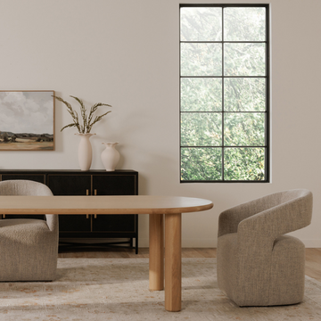 Moe's Home | Barrow Rolling Dining Chair