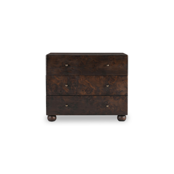 Moe's Home | York Three Drawer Nightstand