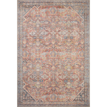 Tapis Adrian | Rust / Denim