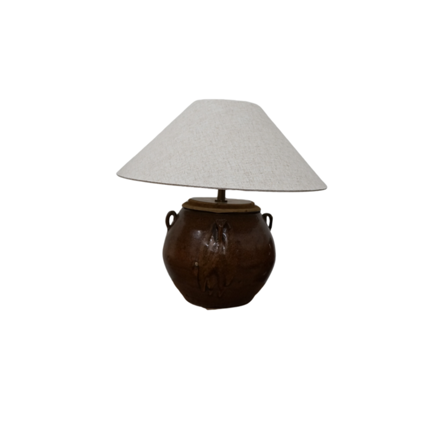 Maison Leva | Claude Vintage Pot Lamp • Empire Shade