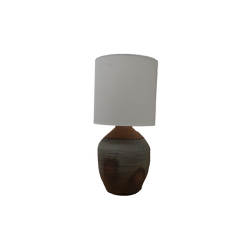 Louis X Vintage Pot Lamp - Drum Shade