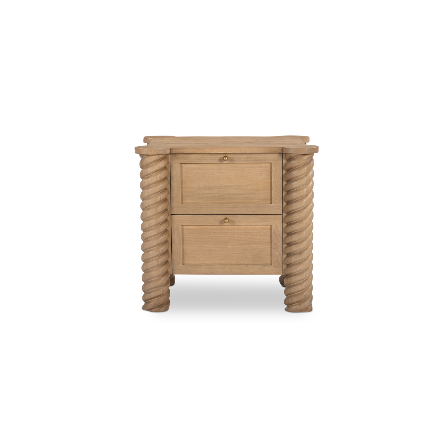 Moe's Home | Treccia Oak Nightstand