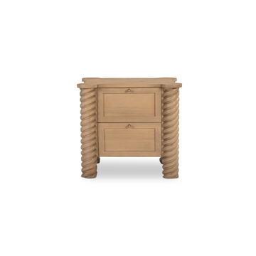 Moe's Home | Treccia Oak Nightstand