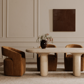 Moe's Home | Barrow Rolling Dining Chair