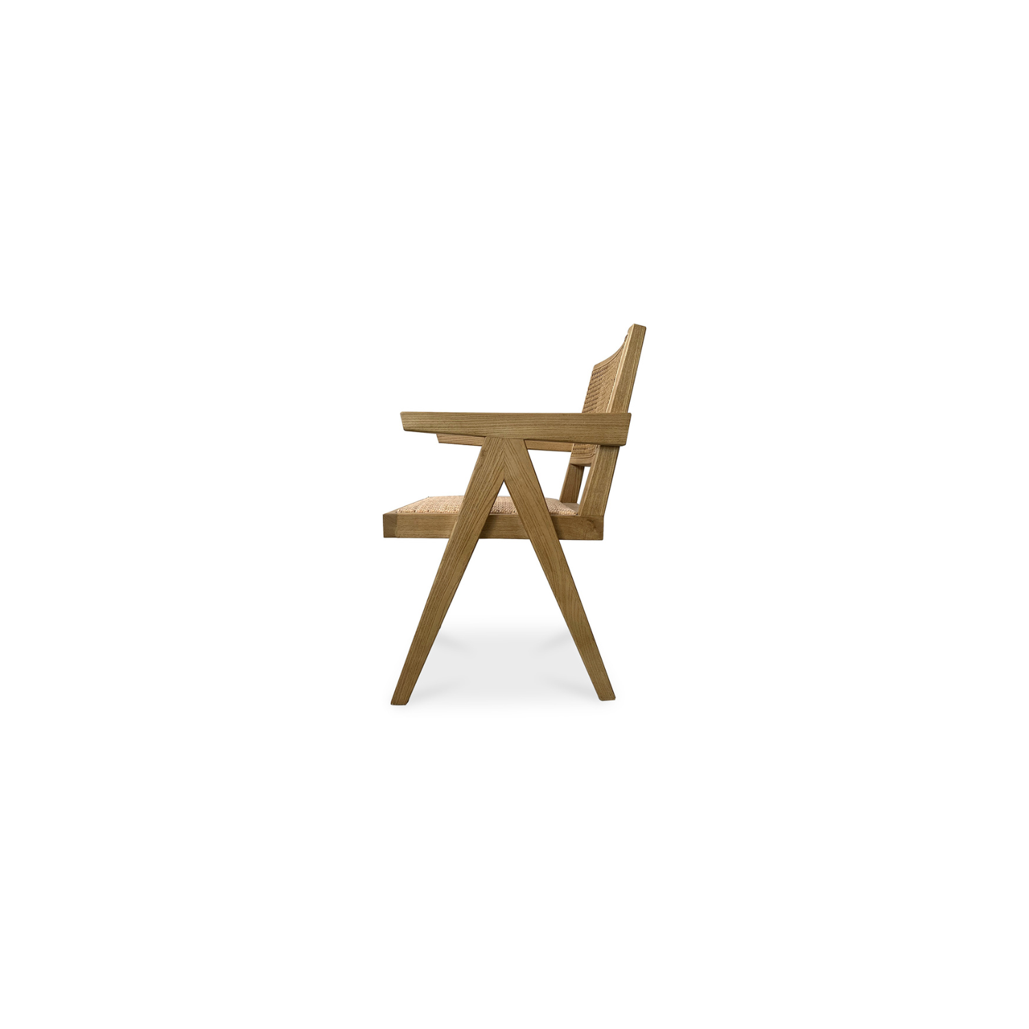 Takashi chair in natural elm wood.