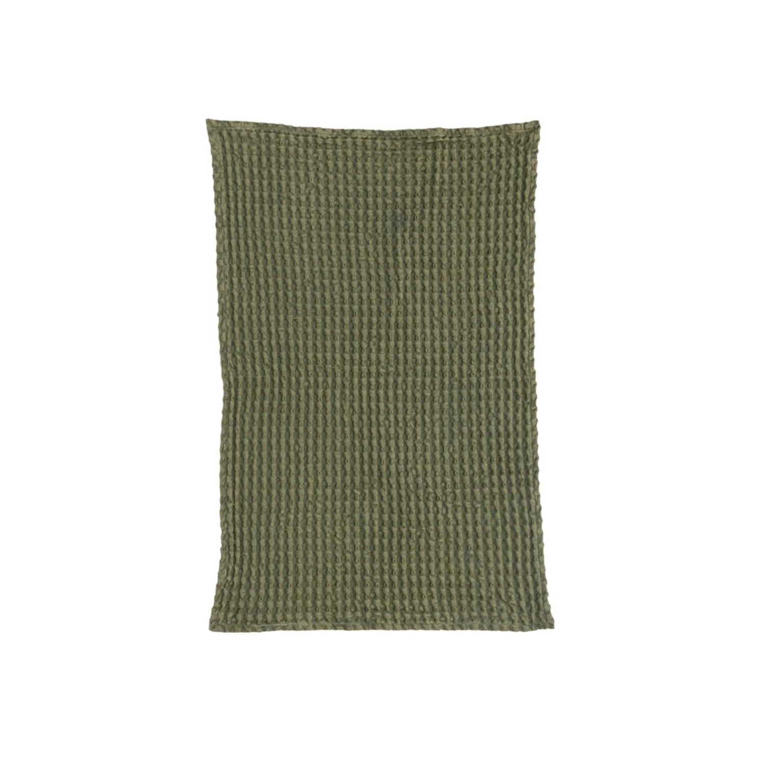 Stonewashed Cotton Waffle Weave Tea Towel