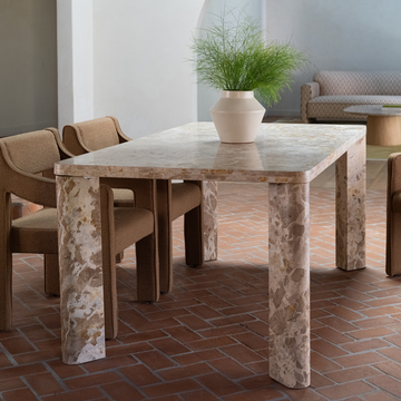 Moe's Home | Segment Panther Stone Dining Table