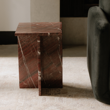 Moe's Home | Table d'appoint en marbre Levanto Blair