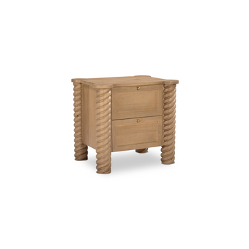 Moe's Home | Treccia Oak Nightstand