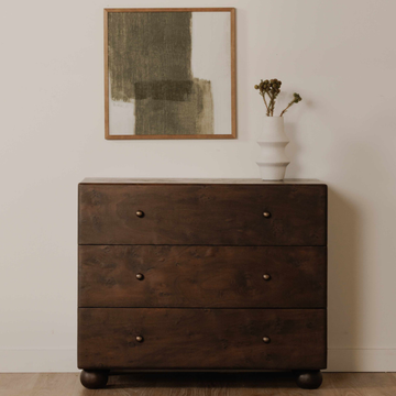 Moe's Home | York Three Drawer Nightstand