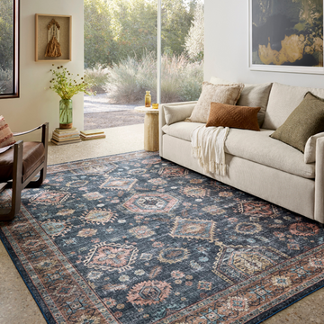 Loloi | Anniston Rug • ANS-03 Denim / Sunset