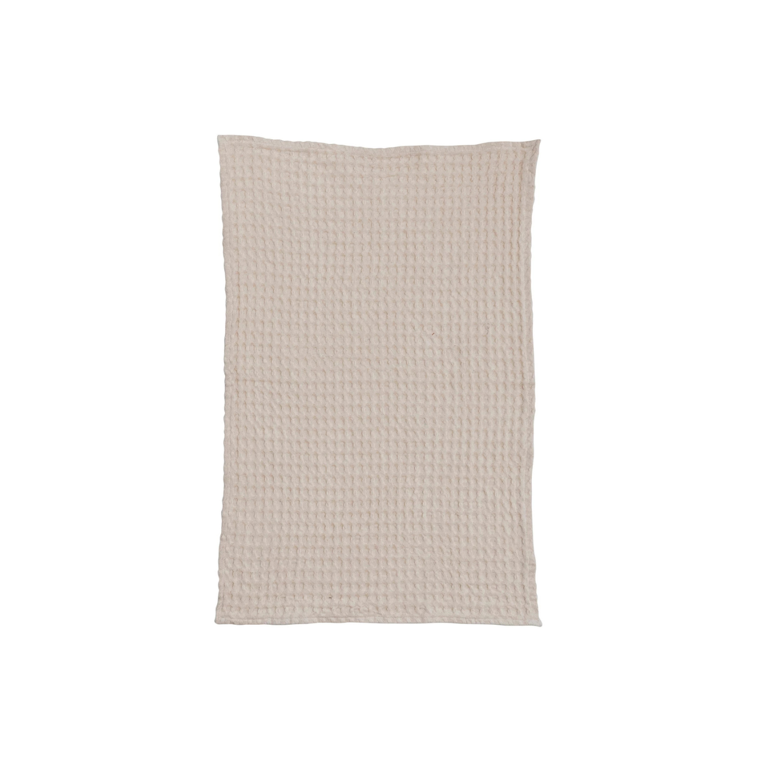 Stonewashed Cotton Waffle Weave Tea Towel