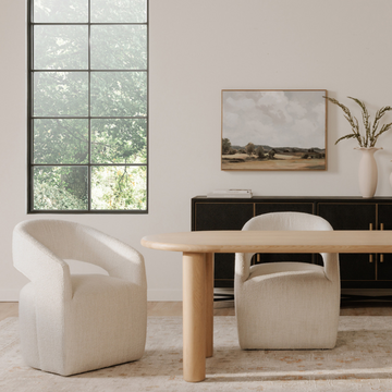 Moe's Home | Barrow Rolling Dining Chair
