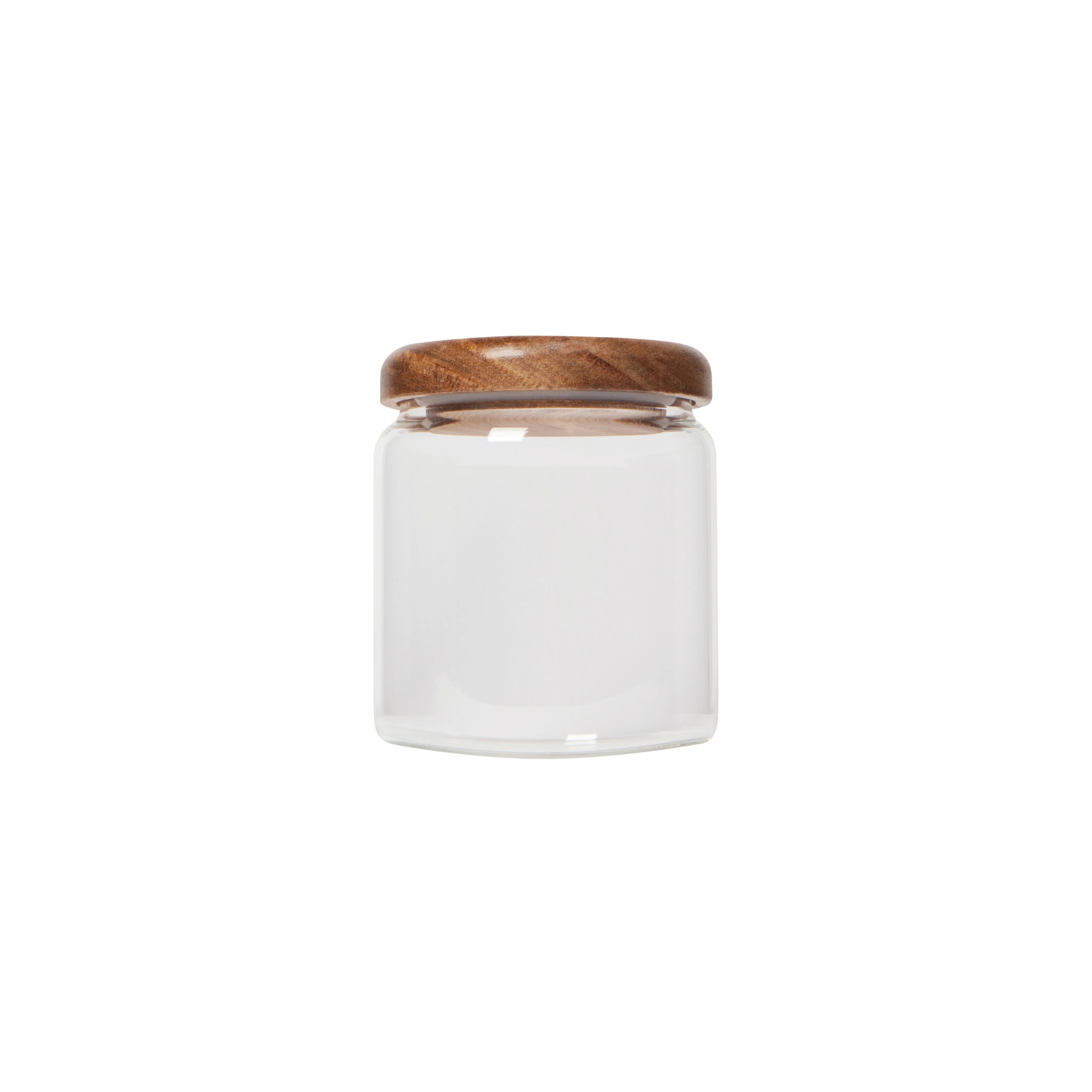 Glass Jar with Acacia Wood Lid • 20 oz