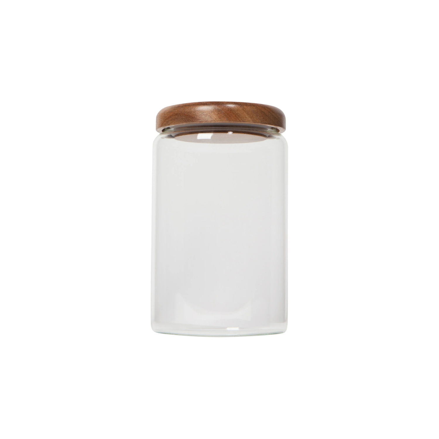 Glass Jar with Acacia Wood Lid • 32 oz