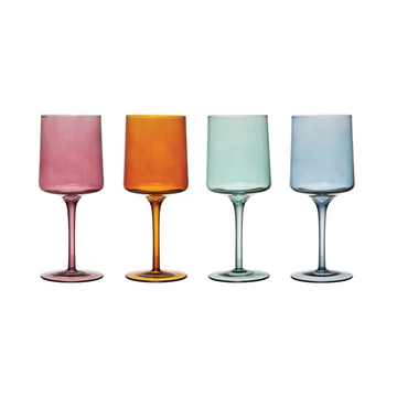 Stemmed Wine Glasses • Set of 4