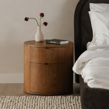 Theo Two-Drawer Bedside Table