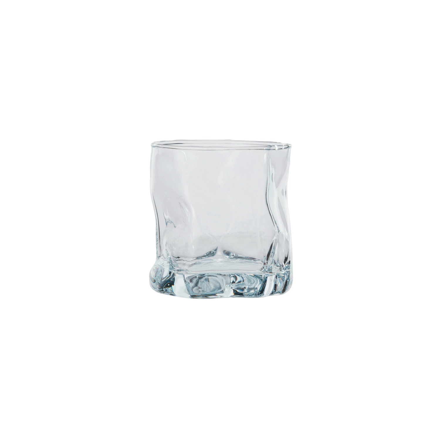 Organic Shaped Lowball Drinking Glass