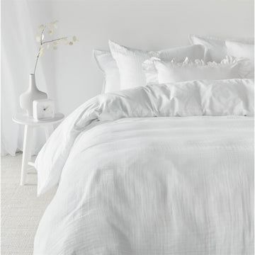 Maison Leva | Milky Muslin Duvet Cover