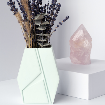 Vase à fleurs | Brut - Menthe