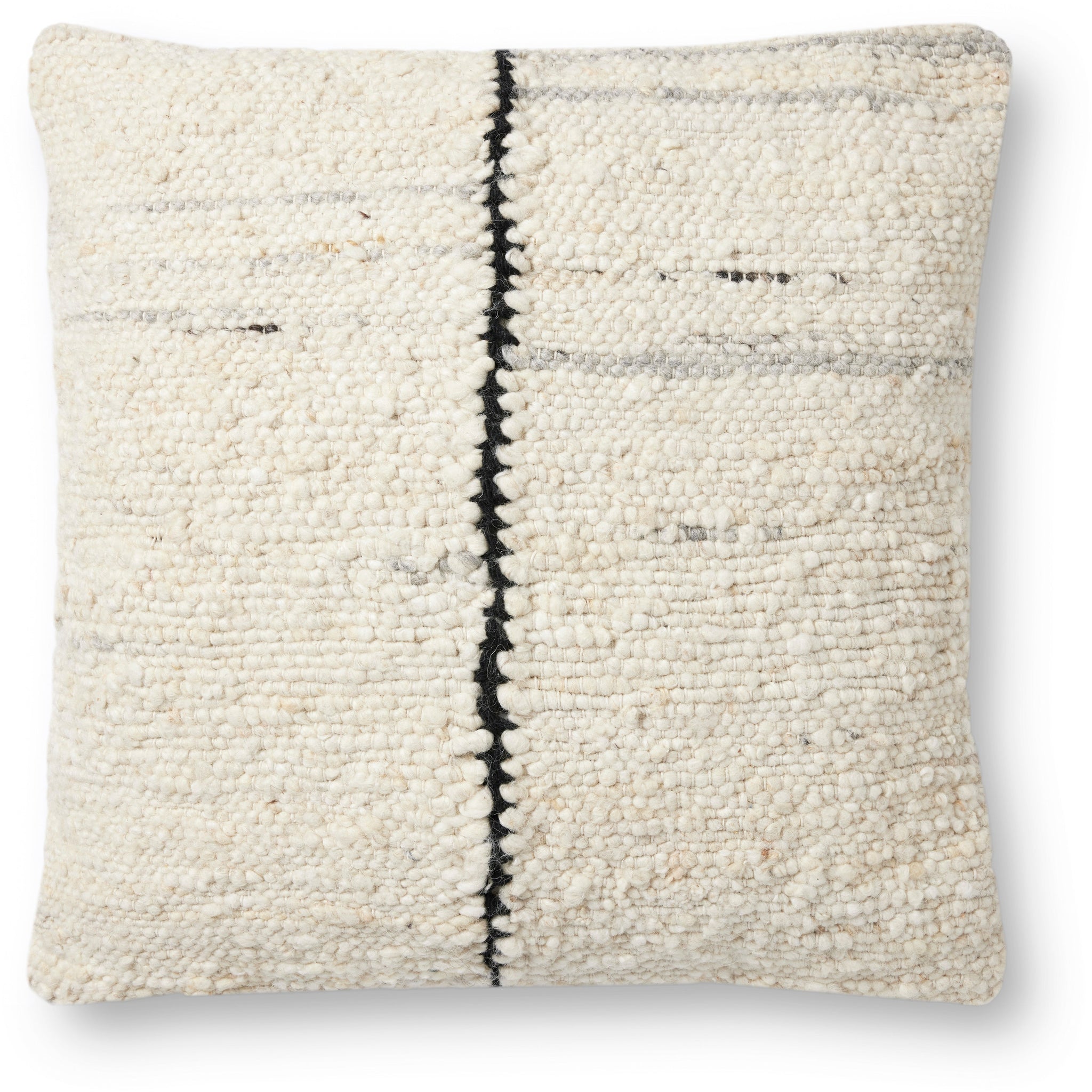 Coussin Carla | Ivory / Black