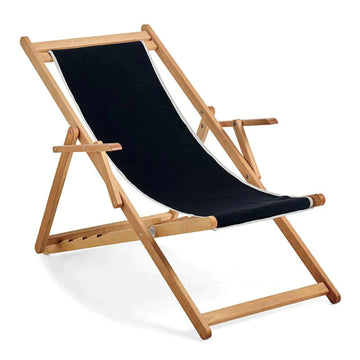 Chaise longue en bois Beppi